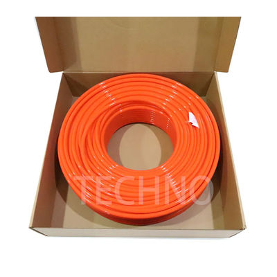 US98A080050 ท่อระบายน้ํา PU ท่อระบายน้ํา Anti Abrasion ท่อระบายน้ําพลาสติกสีส้ม