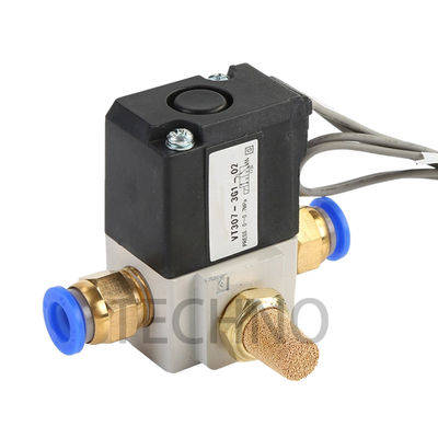 SMC VT307-5G1-01 วาล์วซอลีนอยด์ที่ทํางานด้วยอากาศ SS316 -10 ถึง 50 °C ไม่แข็ง