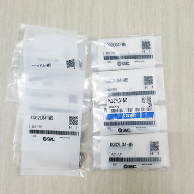 SMC KQ2L04-M5,M5 Thread Rotary Push Type External Thread Elbow 4mm KQG2 การเคลื่อนไหวของเส้นขัด
