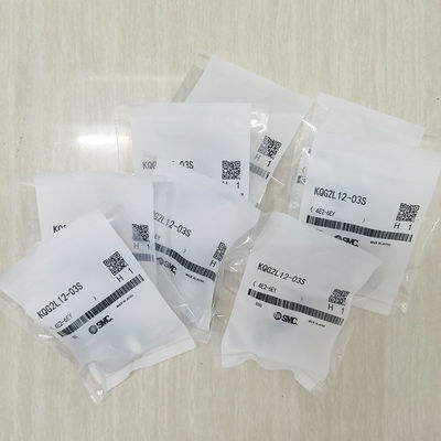 KQG2L12-03S อุปกรณ์ประกอบท่อปนูมาติก สายตรง -100kPa ถึง 1MPa