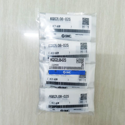 SMC KQG2L08-02S เอลโค้ทผลักดันเพื่อเชื่อมต่ออุปกรณ์ติดตั้ง SS316 3.0 MPa