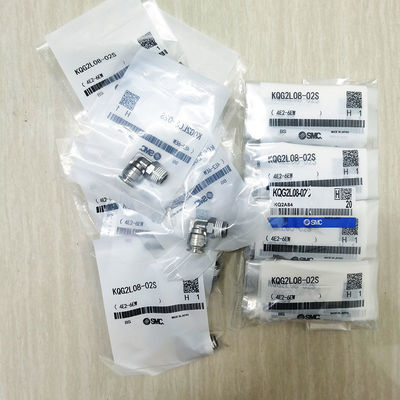 SMC KQG2L08-02S เอลโค้ทผลักดันเพื่อเชื่อมต่ออุปกรณ์ติดตั้ง SS316 3.0 MPa