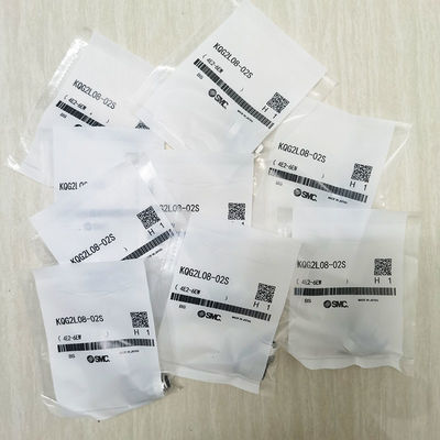 SMC KQG2L08-02S เอลโค้ทผลักดันเพื่อเชื่อมต่ออุปกรณ์ติดตั้ง SS316 3.0 MPa