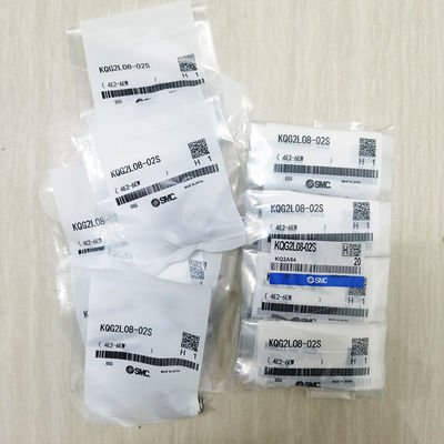 SMC KQG2L08-02S เอลโค้ทผลักดันเพื่อเชื่อมต่ออุปกรณ์ติดตั้ง SS316 3.0 MPa