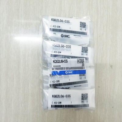 SMC KQG2L08-03S เอลโค้ทผลักดันเพื่อเชื่อมต่ออุปกรณ์ประกอบ SS316 3.0 MPa