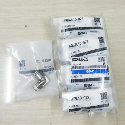 SMC KQG2L10-02S เอลโค้ทผลักดันเพื่อเชื่อมต่ออุปกรณ์ประกอบ SS316 3.0 MPa