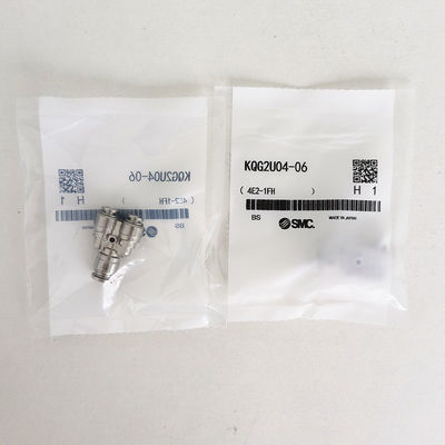SMC KQG2U04-06 การเชื่อมต่อเร็วของอุปกรณ์ติดต่อลําเลียงอากาศ,SS316,30.0 MPa
