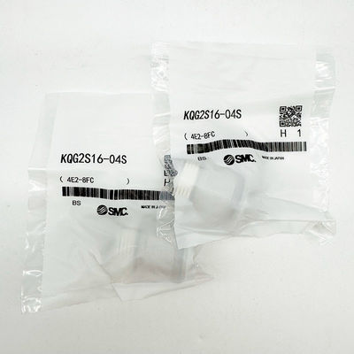 SMC KQG2S16-04S การสัมผัสเดียว 16 มิลลิเมตร Tube Size Male R Thread
