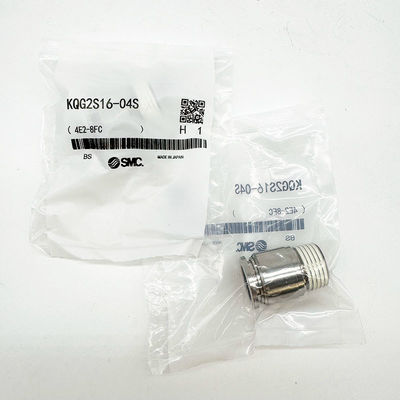 SMC KQG2S16-04S การสัมผัสเดียว 16 มิลลิเมตร Tube Size Male R Thread