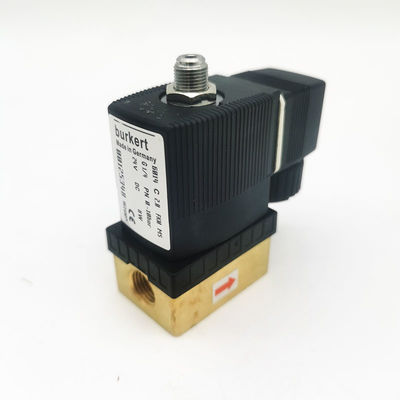 Burkert 00125348 6014 วาล์วโซเลนอยด์ IP65 ความดันต่อเนื่อง 24V