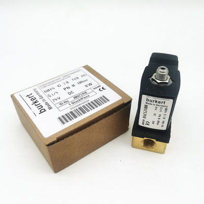 Burkert 00125348 6014 วาล์วโซเลนอยด์ IP65 ความดันต่อเนื่อง 24V