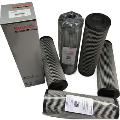PH718-05 เครื่องกรองไฮดรอลิกแรงดัน Rexroth พร้อมสื่อกรองใยแก้ว