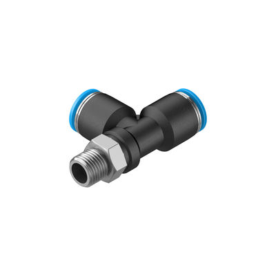 Festo QSTL-1/8-8 ไฮดรอลิก พนูมาติก ฟิต อะไหล่ QSTL ซีรีส T ฟิต R 1/8 เพศชาย ถึง 8 มม