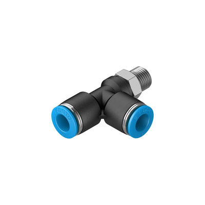 Festo QSTL-1/8-8 ไฮดรอลิก พนูมาติก ฟิต อะไหล่ QSTL ซีรีส T ฟิต R 1/8 เพศชาย ถึง 8 มม