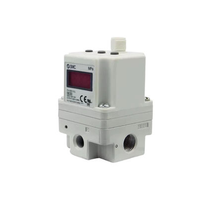 SMC ITV1030-112 DC24V เครื่องควบคุมอิเล็กตรอนิวเมติก ปัจจุบันประเภท DC0 ~ 20mA การออกแบบแอนาล็อก DC1 ~ 5V ช่องเปิดการเชื่อม 1/4