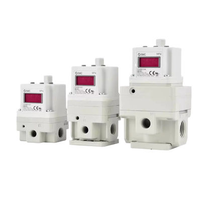 SMC ITV1030-112 DC24V เครื่องควบคุมอิเล็กตรอนิวเมติก ปัจจุบันประเภท DC0 ~ 20mA การออกแบบแอนาล็อก DC1 ~ 5V ช่องเปิดการเชื่อม 1/4