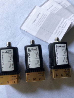 Burkert 00125329 3/2 Way Solenoid Valve 16 Bar 24v ปิดปกติ G1/8