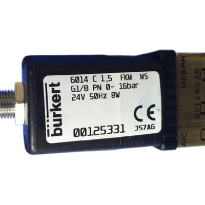 ใหม่ 00125331 G1/8 เบอร์เคิร์ตซอลีนอยด์วาล์ว 24vdc
