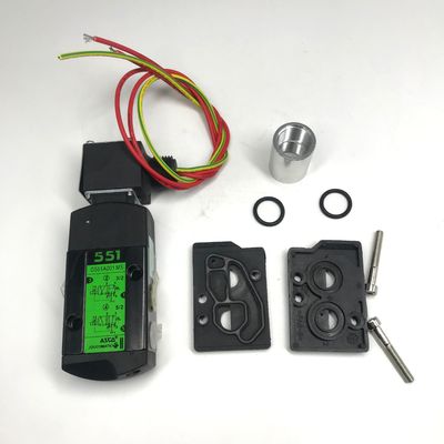EFG551A001MS ASCO ซีรี่ย์ 551 วาล์วโซเลนอยด์ อินเตอร์เฟซ วาล์วสปูล G 1/4 โซเลนอยด์เดียว