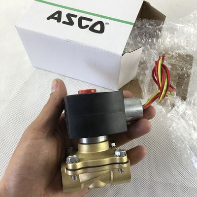 ASCO EF8210G003 120/60AC ทองแดง 2 ทาง 3/4 ในซอลีนอยด์แวลล์ ปิดปกติ บริการทั่วไป