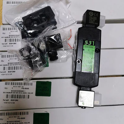 การติดตั้ง Asco Solenoid Valve Veneer 5/3way Scg531c002ms