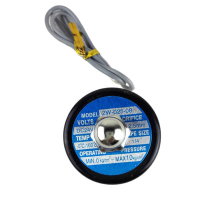 2W ซีรี่ย์ซอลีนอยด์แวลล์ 2W025-08 ปิดปกติ 1/4 "แวลล์น้ําอากาศ