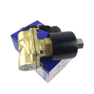 1 นิ้ว 2W200-25 วาล์วโซเลนอยด์ไฟฟ้าทองแดง ปิดปกติ NPT น้ําอากาศ วาล์วโซเลนอยด์ทองแดง NC 2 ทาง