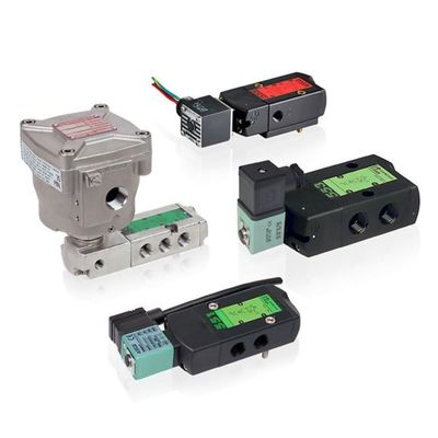ASCO NF8551B402MO-24VDC นูมาติกส์ พิเล็ตทํางานซอลีนอยด์วาล์ว-3/2 - 5/2