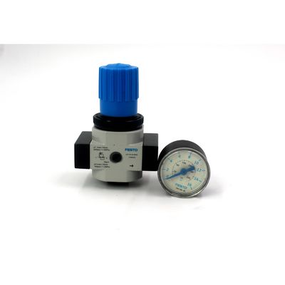 FESTO Zinc Alloy LR-3/8-D-MINI 162580 LR-3/8-D-MINI-MPA 8002286 วาล์วปรับความดันด้วยเครื่องวัดความดัน 0.5-12 บาร์