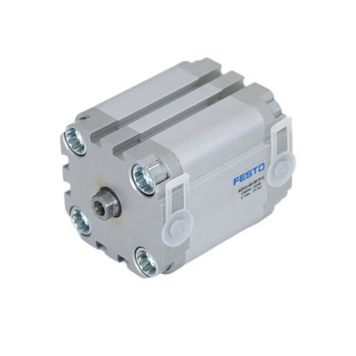 ซิลินเดอร์ปนิวเมติกพิสตันเส้นเพศชายที่มีกระบอกอลูมิเนียม ADVU-40-60-P-A
