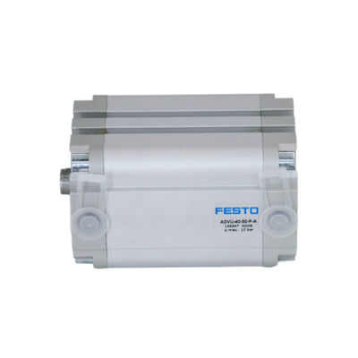 ADVU-80-20-P-A ซิลินเดอร์อากาศพิสตันเบอร์ พร้อมความดันทํางาน 0.12 MPa ถึง 1 MPa