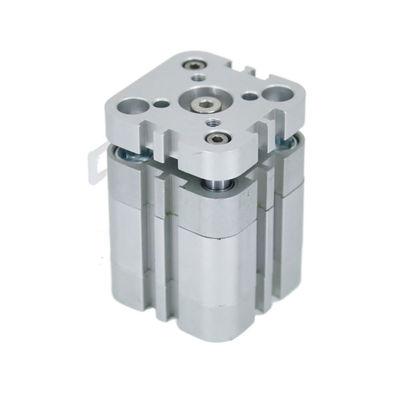 ซิลินเดอร์ปนิวเมติกคอมแพคต์ที่มีเส้นชาย NBR TPE U seal สําหรับความดัน 0.12 - 1 MPa