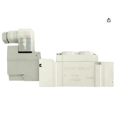 SMC SY7120-5LZD-C6 วาล์วโซเลนอยด์ 2 ตําแหน่ง Single One-Touch Fitting Port ขนาด ø6 DC24V