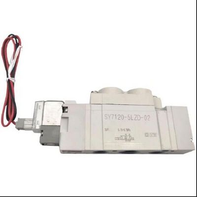SMC SY7120-5LZD-C6 วาล์วโซเลนอยด์ 2 ตําแหน่ง Single One-Touch Fitting Port ขนาด ø6 DC24V