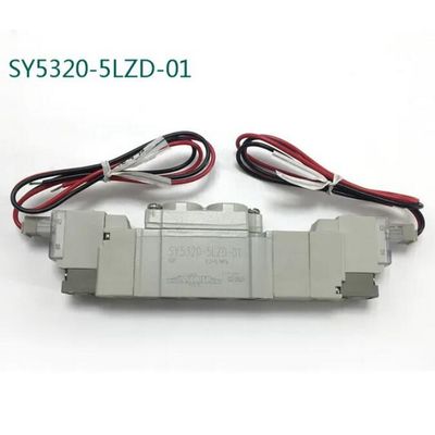 SY5420-5LZD-C8 DC24V SMC ปั๊มซอลีนอยด์วาล์ว 3 ตําแหน่งศูนย์ออก