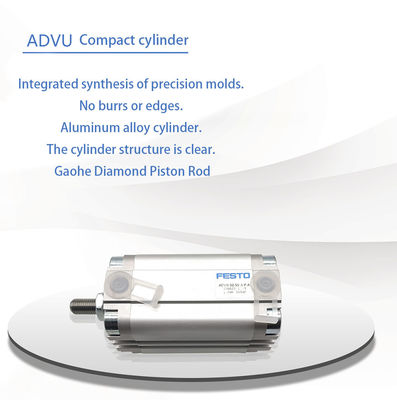 ซิลินเดอร์ปนิวเมติกพิสตันที่หลากหลายสําหรับการเชื่อมต่อ M5 ADVU-25-5-P-A