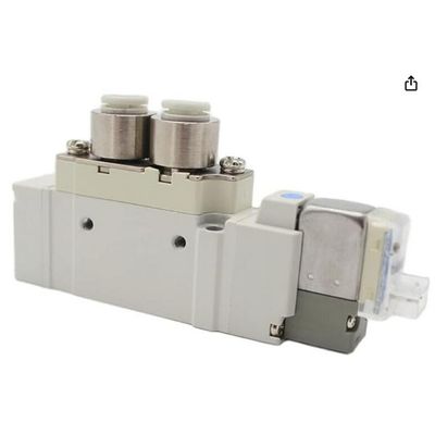 SMC Solenoid Valve SY5220-6LZD-C8 2 ตําแหน่ง Double One-Touch Fitting Port ขนาด ø8 DC12V