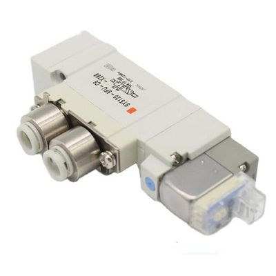 SMC Solenoid Valve SY5220-6LZD-C8 2 ตําแหน่ง Double One-Touch Fitting Port ขนาด ø8 DC12V