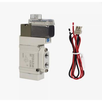 SMC วาล์วโซเลนอยด์ SY5220-5LZD-C8 2 ตําแหน่ง Double One-Touch Fitting Port ขนาด ø8 DC24V