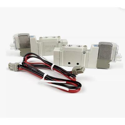 SMC วาล์วโซเลนอยด์ SY5220-5LZD-C8 2 ตําแหน่ง Double One-Touch Fitting Port ขนาด ø8 DC24V