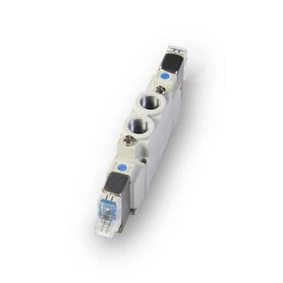 SMC SY5220-6LZD-01 DC12V Port ขนาด 1/8 พนูเมติก Solenoid Valve Thread Piping 2 ตําแหน่ง Double