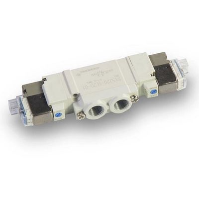 SMC SY5220-6LZD-01 DC12V Port ขนาด 1/8 พนูเมติก Solenoid Valve Thread Piping 2 ตําแหน่ง Double