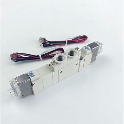 SMC SY5220-5LZD-01 DC24V Port ขนาด 1/8 พนูเมติก Solenoid Valve Thread Piping 2 ตําแหน่ง Double