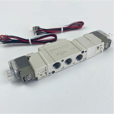 SMC SY5220-5LZD-01 DC24V Port ขนาด 1/8 พนูเมติก Solenoid Valve Thread Piping 2 ตําแหน่ง Double