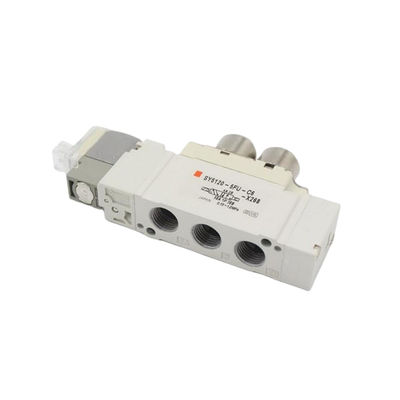 วาล์วโซเลนอยด์ SY5120-5LZD-C4 SMC การสัมผัสเดียว ขนาดประตูติดตั้ง Ø4 DC24V 2 ตําแหน่ง