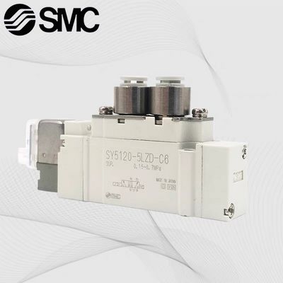 วาล์วโซเลนอยด์ SY5120-5LZD-01 SMC2 ตําแหน่ง Single DC24V Port ขนาด 1/8 Thread Piping