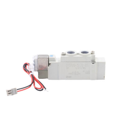 ขนาดประตู Ø6 SY3420-6LZD-C6 SMC ปั๊มซอลีนอยด์วาล์ว3 ตําแหน่งศูนย์ออก DC12V