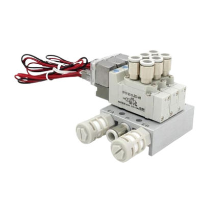 SY3320-6LZD-C8 SMC วาล์วซอลีนอยด์ 3 ตําแหน่ง ศูนย์ปิด DC12V ขนาดประตู Ø8