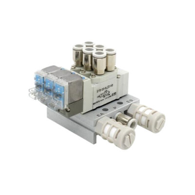 SY3320-6LZD-C8 SMC วาล์วซอลีนอยด์ 3 ตําแหน่ง ศูนย์ปิด DC12V ขนาดประตู Ø8