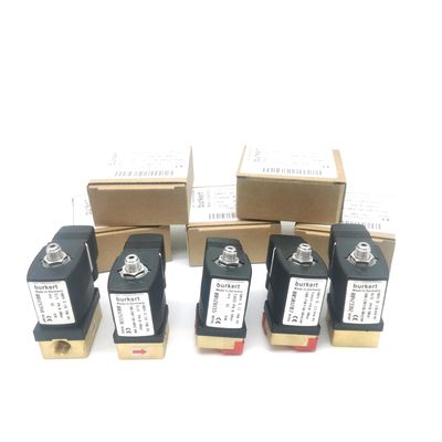 Burkert 00125341 6014C วาล์วโซเลนอยด์ ปิดปกติ G1/8 2.5 หลุมระบาย DC24V AC24V AC220V
